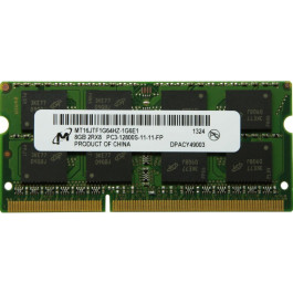   Micron 8 GB SO-DIMM DDR3 1600MHz (MT16JTF1G64HZ-1G6E1)