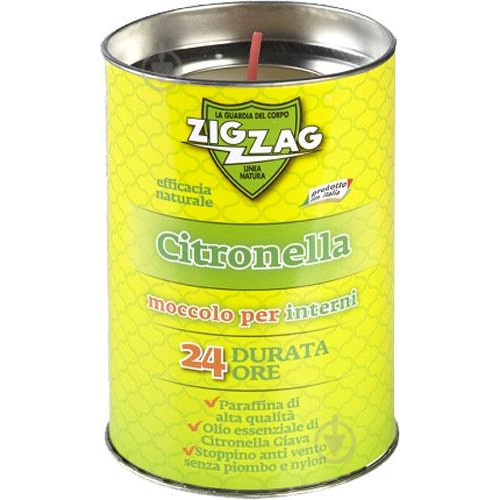 Zig Zag Свеча  Citronella Indoor 100 г (8004235009496) - зображення 1