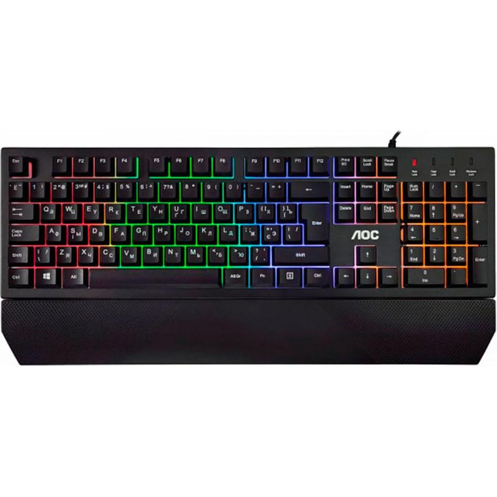 AOC GK200 Gaming Rainbow LED USB (GK200D32R) - зображення 1