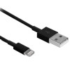 Drobak USB 2.0 - Lightning Black 1.0м (215340) - зображення 1