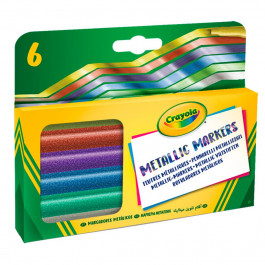   Crayola Набор фломастеров  Metallic 6 шт (58-8828)