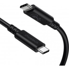   Choetech USB Type-C to USB Type-C 100W 0.8m Black (XCC-1028)