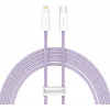 Baseus Dynamic Series Fast Charging Data Cable Type-C to Lightning 20W 2m Purple (CALD000105) - зображення 1