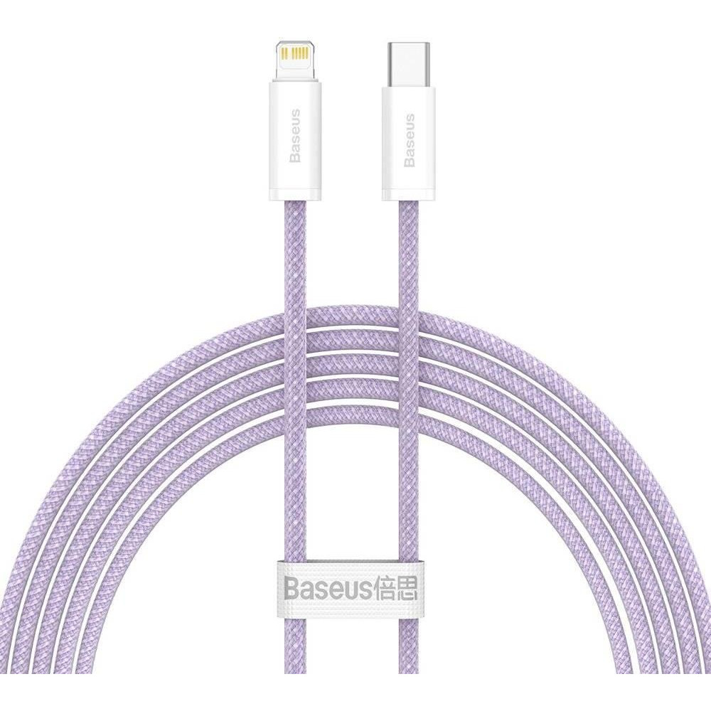 Baseus Dynamic Series Fast Charging Data Cable Type-C to Lightning 20W 2m Purple (CALD000105) - зображення 1