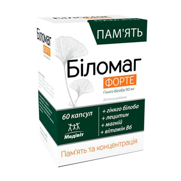 Natur Produkt Pharma Натуральні добавки та екстракти  Медівіт Біломаг Форте, 60 капсул - зображення 1