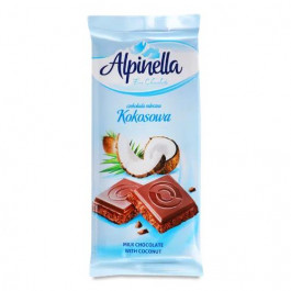   Alpinella Шоколад із кокосовим наповнювачем 90 г (5901806003019)