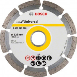   Bosch Диск алмазний Bosch ECO Universal 125-22.23 (2.608.615.028)