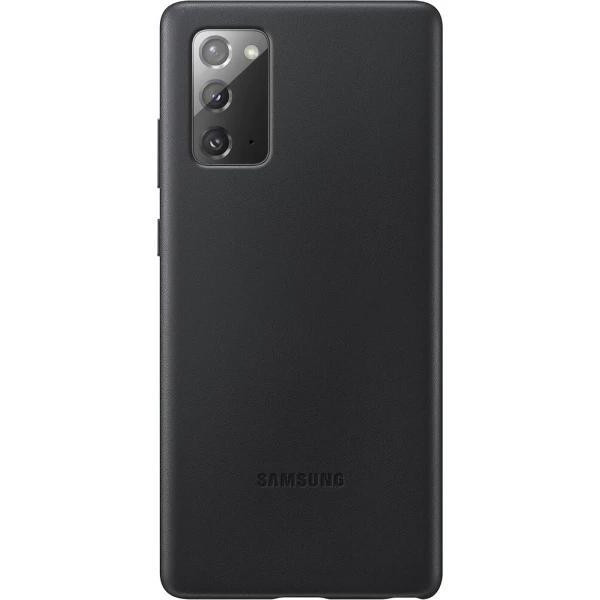 Samsung N980 Galaxy Notе 20 Leather Cover Black (EF-VN980LBEG) - зображення 1