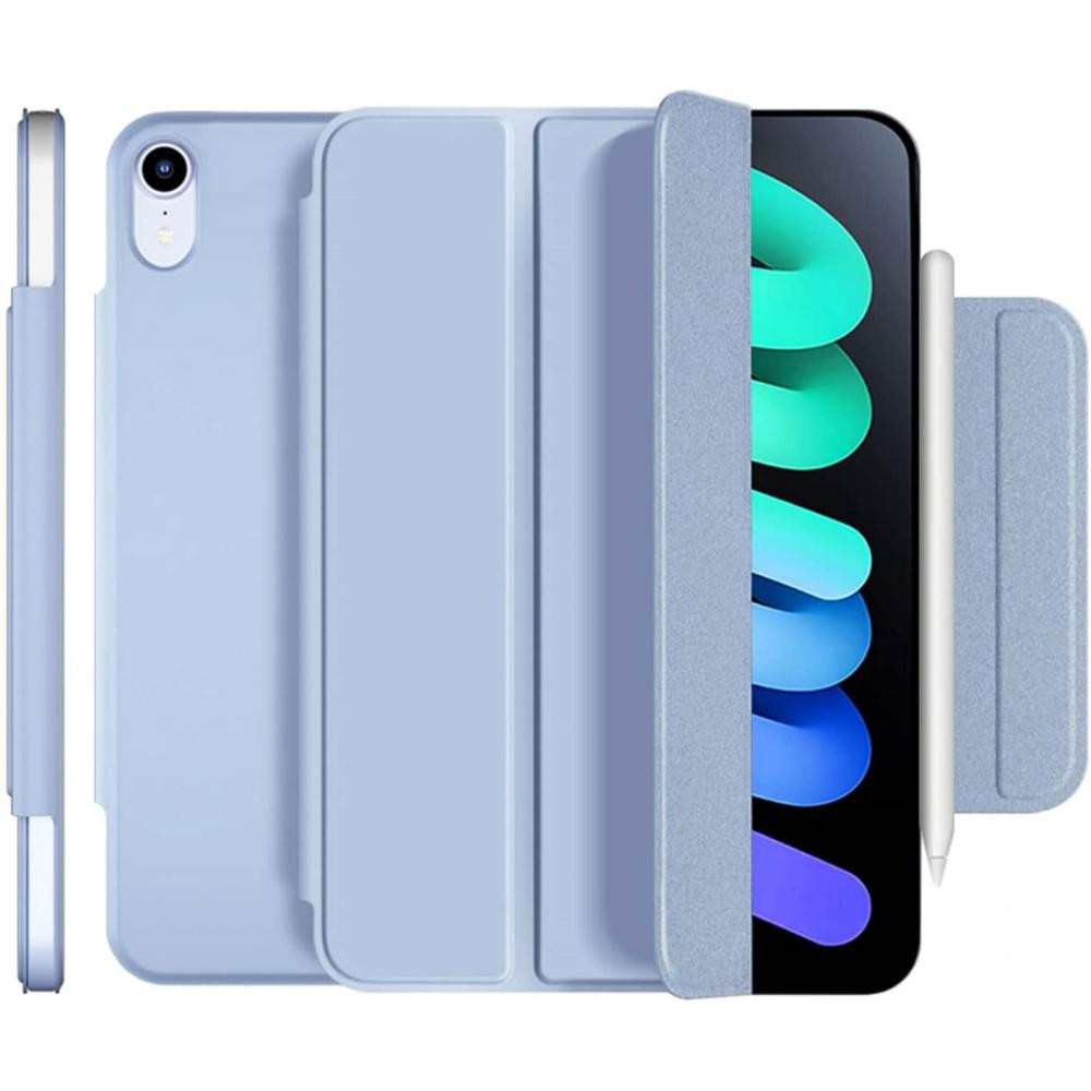 BeCover Чехол-книжка Magnetic Buckle для Apple iPad mini 6 2021 Light Blue (706828) - зображення 1