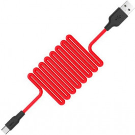   Hoco X21 USB Type-C 1m Black/Red