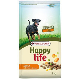   Happy Life Adult Beef flavouring 3 кг (311035)