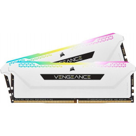   Corsair 32 GB (2x16GB) DDR4 3200 MHz Vengeance RGB PRO SL (CMH32GX4M2E3200C16W)