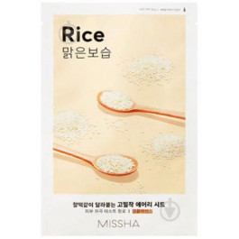   Missha Airy Fit Sheet Mask Rice Маска для лица с экстрактом риса 19 g (8809581454804)