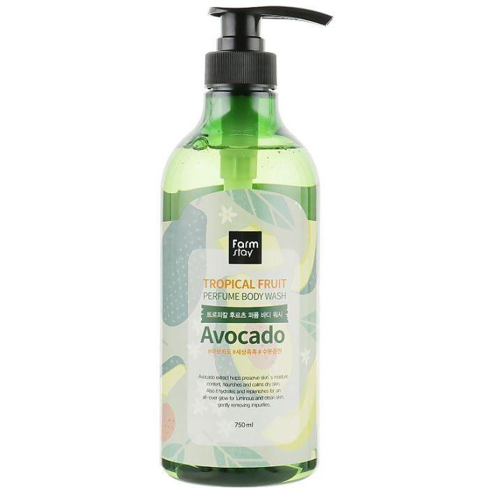 FarmStay Гель для душу  Tropical Fruit Perfume Body Wash Avocado 750мл - зображення 1