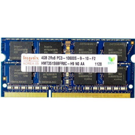   SK hynix 4 GB SO-DIMM DDR3 1333 MHz (HMT351S6BFR8C-H9)