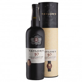   Taylor's Вино портвейн  10 Year Old Tawny, у подарунковій упаковці, червоне, кріплене, 20%, 0,75 л (501362611