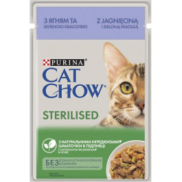   Cat Chow Adult Sterilised з ягням і зеленою квасолею 85 г (7613037025484)