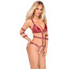 Orion Боді 2480514 Bad Kitty Strap Body, red XL (513224805143051) - зображення 5