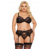 SoftLine SoftLine Комплект білизни Marella black 3XL (55911903110) - зображення 1