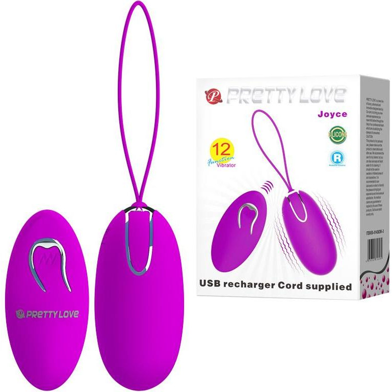 Pretty Love Joyce Vibrating Egg Purple (6603BI0811) - зображення 1