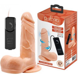   Baile Barbara Vibe Rotate, suction cup vibrator 14,5 cm Flesh (6603BW0764)