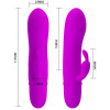 Baile Вибратор кролик Caesar - Silicone 10 fun. Vibr. (6603BI0209) - зображення 4