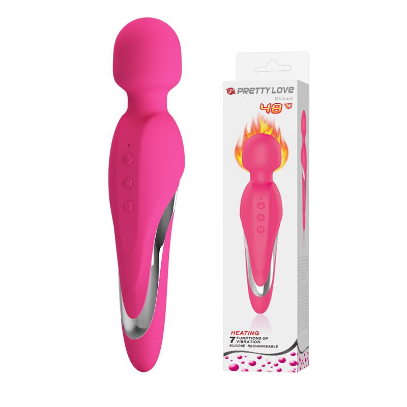 Pretty Love Micheal Heat Massager Pink (6603BI0778) - зображення 1