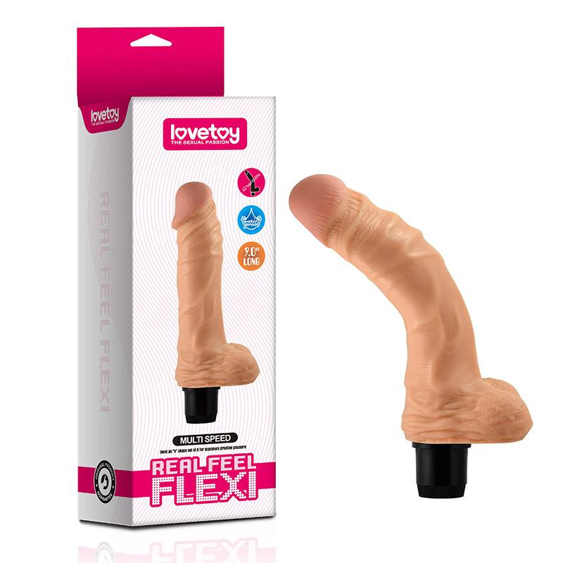 LoveToy Reel Feel Flexi Vibrator 9 Телесный (6452LVTOY026-07) - зображення 1