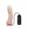 Baile The Big Penis Vibrating Dildo Suction Cup Flesh (6603BW0452) - зображення 4