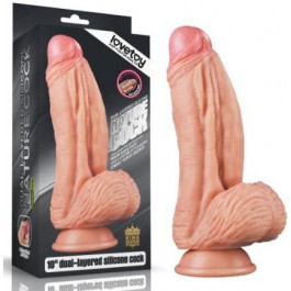   LoveToy Dual Layered Platinum Silicone Cock Flesh 10" (6452LVTOY790)