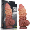 LoveToy Dual-Layered Silicone Cock With Rope 9.5" Flesh (6452LVTOY931) - зображення 1