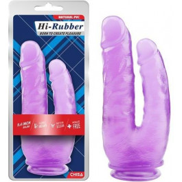   Chisa Novelties HiRubber Dildo 9.4 "Purple (6610CN00507)