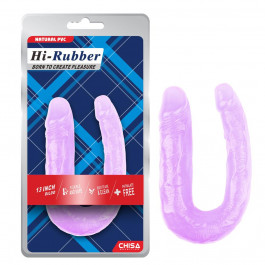   Chisa Novelties Hi-Rubber Dildo Purple 13" (6610CN00347)