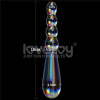 LoveToy Twilight Gleam Glass Dildo Rising Ripples (6452LVTOY1011) - зображення 3