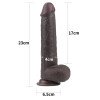 LoveToy Sliding-Skin Dildo Coffee 9'' (6452LVTOY461) - зображення 2