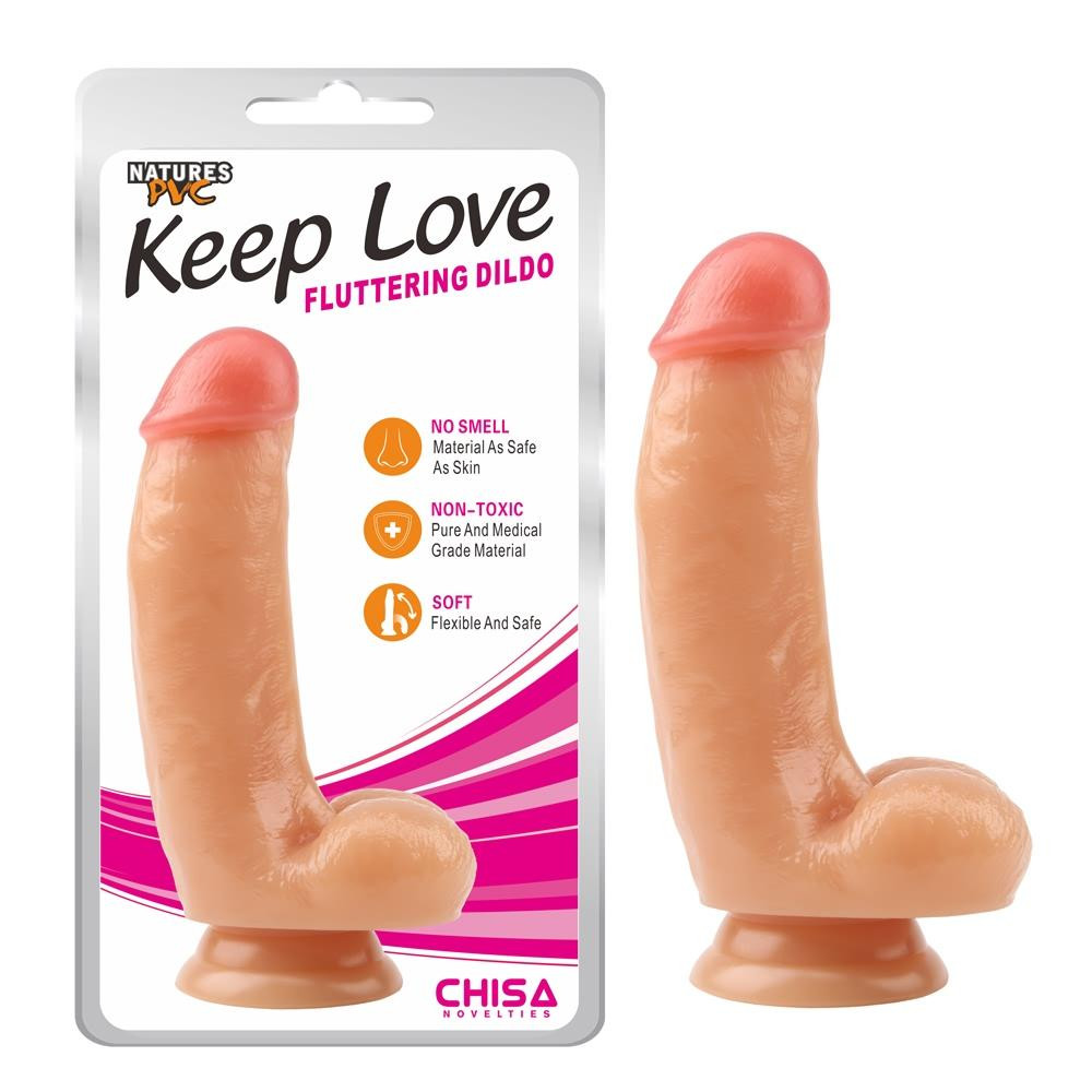 Chisa Novelties Keep Love Fluttering Dildo телесный 17,2 см (6610CN00310) - зображення 1