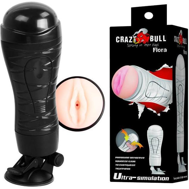 Baile Crazy Bull Masturbator Flora Black (6603BM0118) - зображення 1