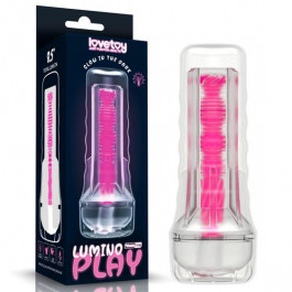   LoveToy Lumino Play Masturbator Pink Glow 8.5" (6452LVTOY961)