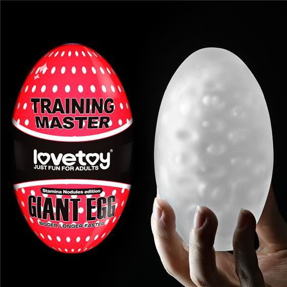 LoveToy Giant Egg Masturbator Red (6452LVTOY668) - зображення 1