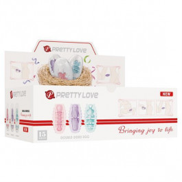   Pretty Love Double Sided Egg Masturbator (6603BI0889)