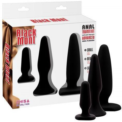 Chisa Novelties Набор анальных пробок Chisa Black Mont Anal Traimer Kit чёрный (6610CN00023) - зображення 1