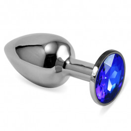   LoveToy Small Silver Plug Darkblue (6452LVTOY586)