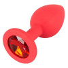 Orion Анальна пробка - Colorful Joy Jewel Red Plug Small (61325171270000) - зображення 2