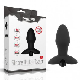   LoveToy LoveToy Анальна пробка Vibrating Rocket Teaser Black (6452LVTOY506)