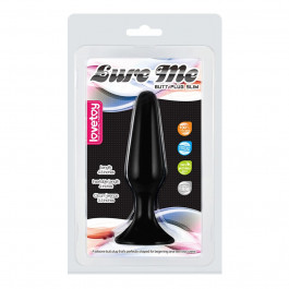   LoveToy Lure Me Silicone Anal Plug S чёрная 11,5 см (6452LVTOY187)