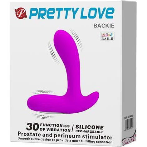 Pretty Love Backie Prostata Stimulator Pink (6603BI0133) - зображення 1