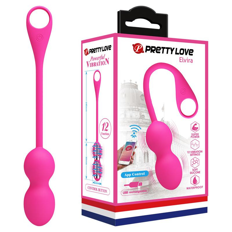 Pretty Love Elvira Phone control vibro balls (6603BI0808) - зображення 1