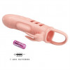 Pretty Love Sloane Vibrating Penis Sleeve Flesh (6603BI1197) - зображення 3