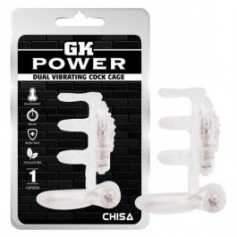   Chisa Novelties GK Power Dual Vibrating Cock Cage (6610CN01096)