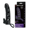 Pretty Love 6" Vibrating Penis Sleeve Black (6603BI0404) - зображення 1